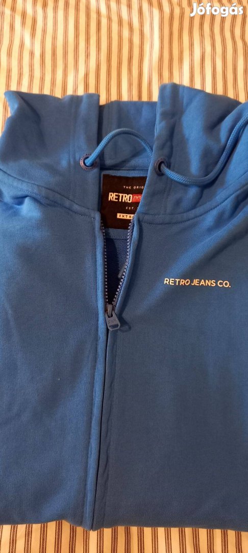 Retro Jeans férfi kapucnis pulóver - Új