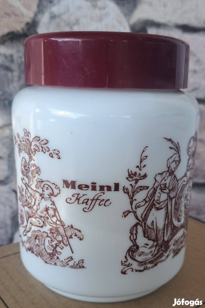 Retro Julius Meinl kávé tároló