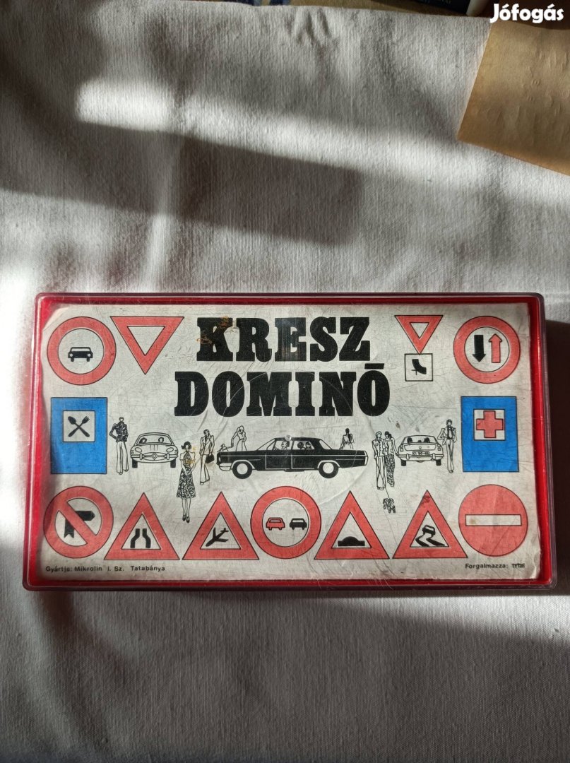 Retro KRESZ Dominó Eladó Tolna 