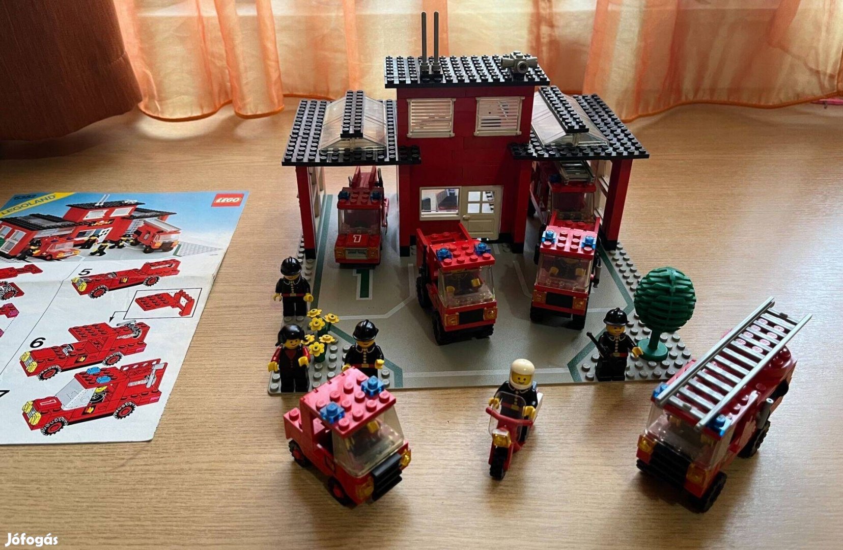 Retro LEGO Classic Town Tűzoltós készletek (6382, 6366, 6650, 6650)