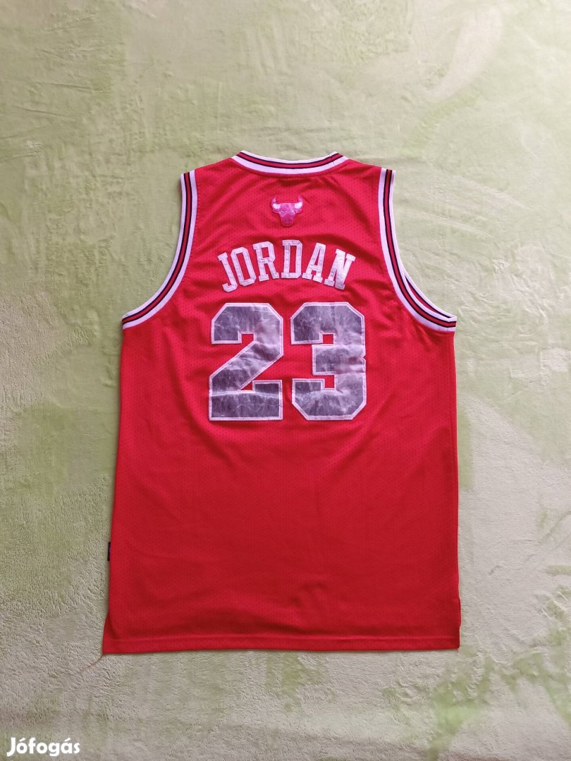 Retro L-es nike Michael Jordan Chicago Bulls NBA kosárlabda mez 