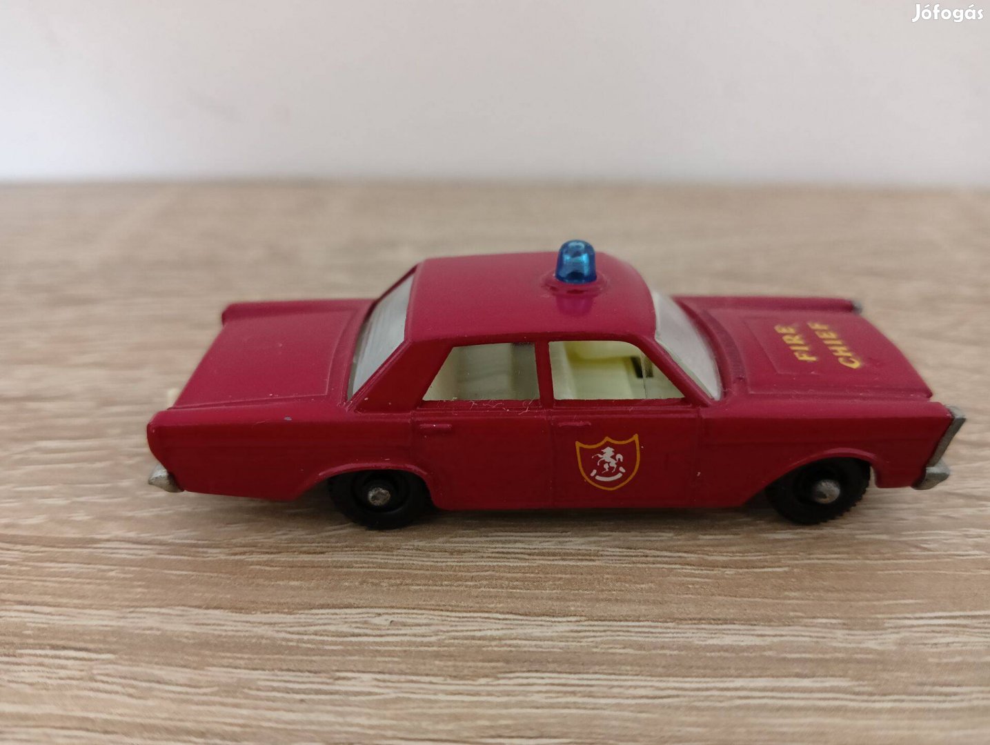 Retro Lesney Matchbox Series #55/59 Red Ford Galaxie Fire Chief Car