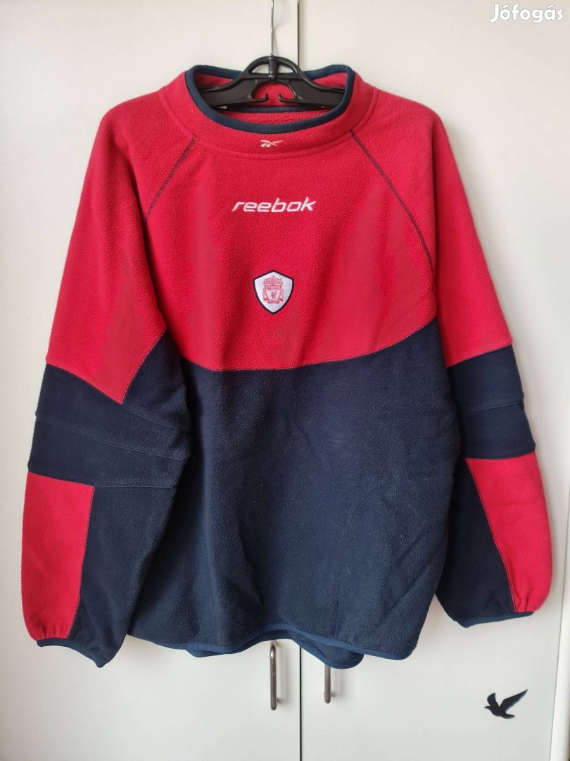 Retro Liverpool pulóver 5 - sötétkék-vörös Reebok XL