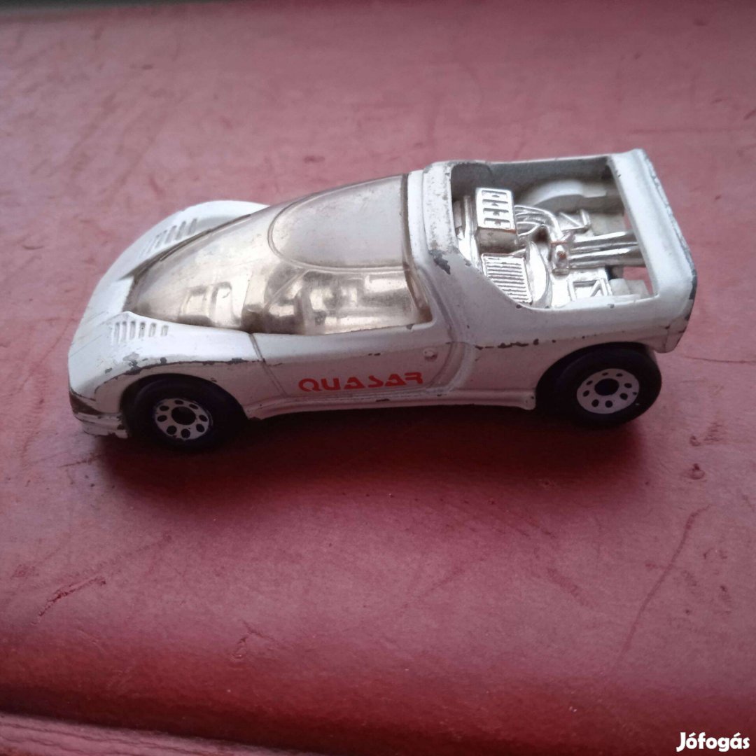 Retró Matchbox autó 1986 Peugeot Quasar fehér Makaó