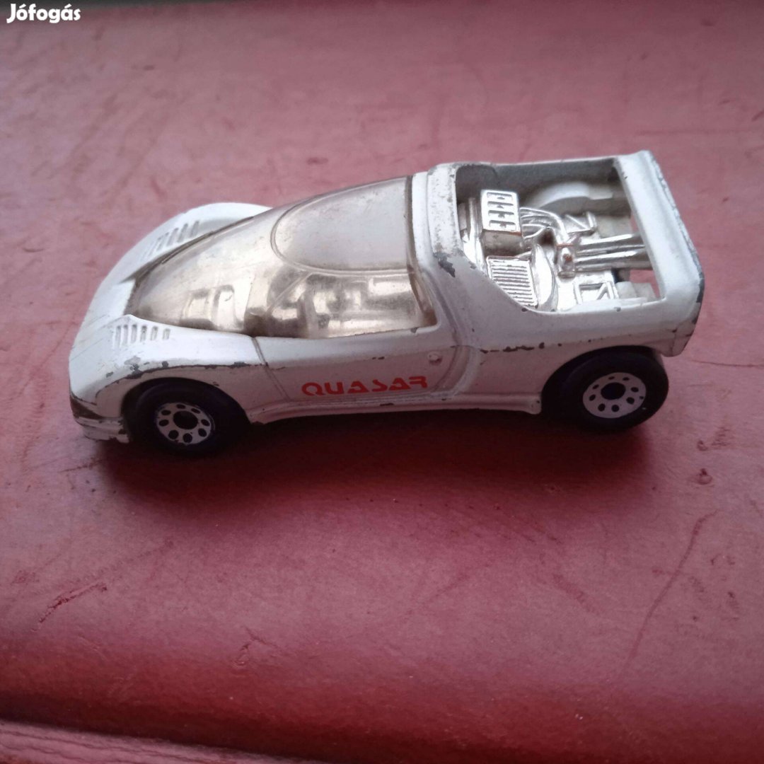 Retró Matchbox autó 1986 Peugeot Quasar fehér Makaó C118