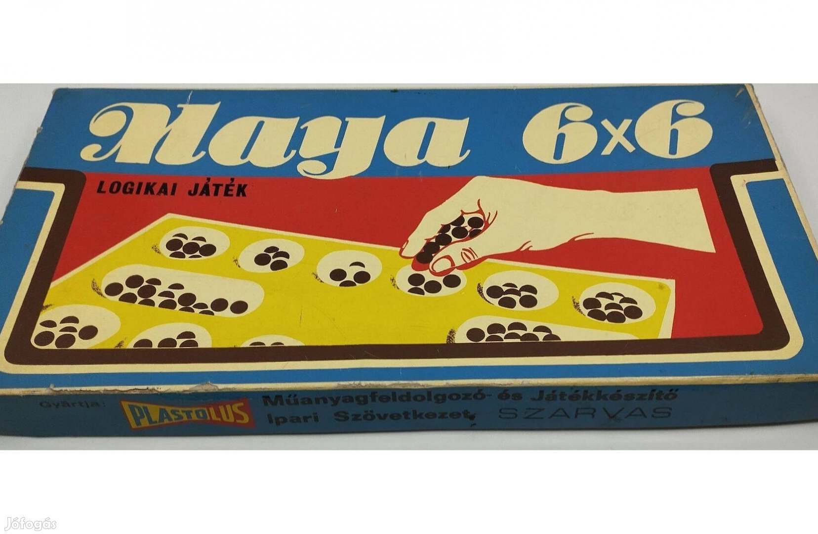 Retró Maya 6x6 logikai játék