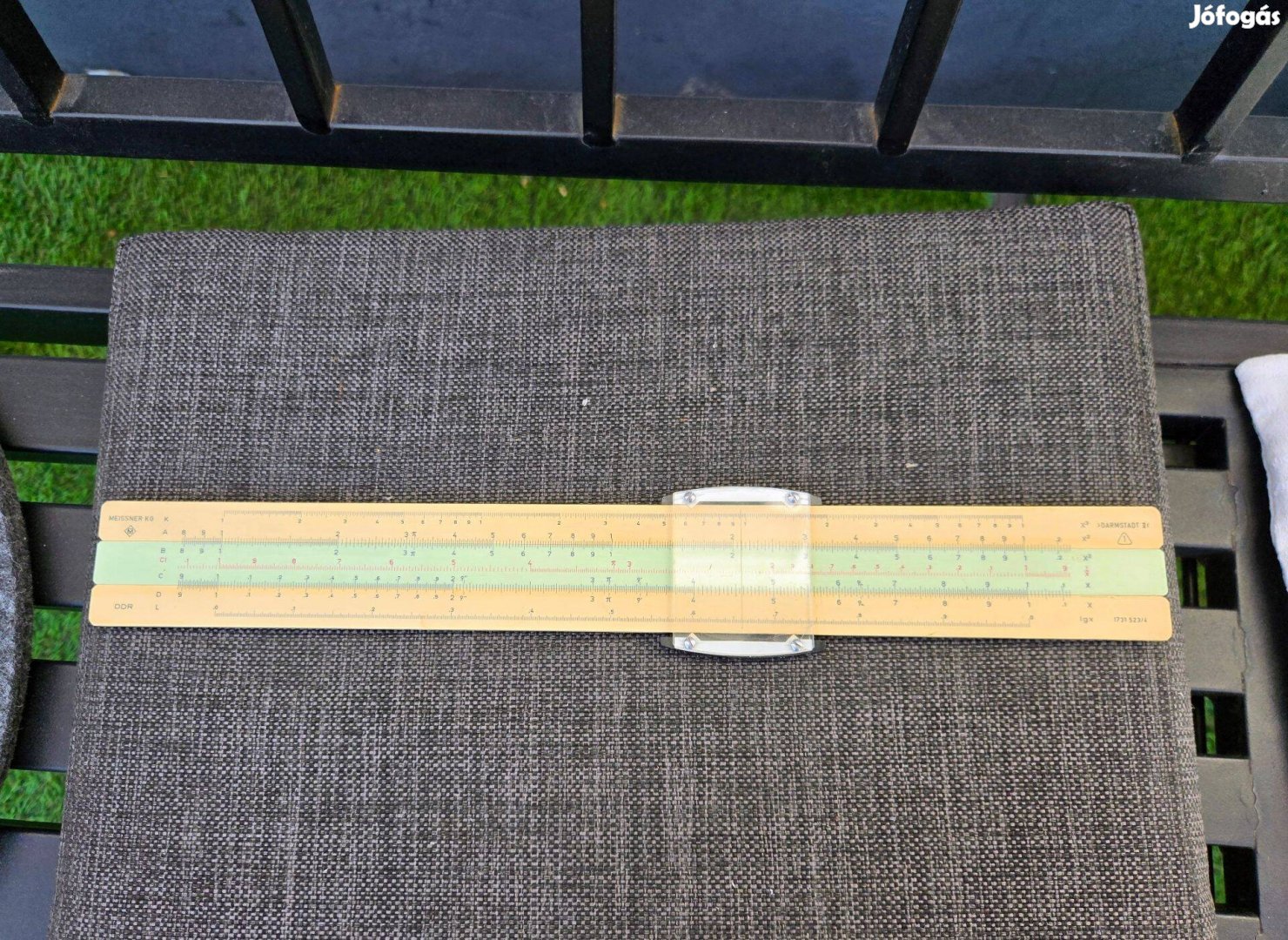 Retro Meissner KG Darmstadt logarléc DDR mérnöki relikvia-De