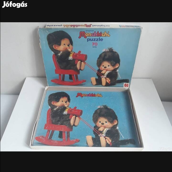 Retro Monchhichi kirakó, puzzle