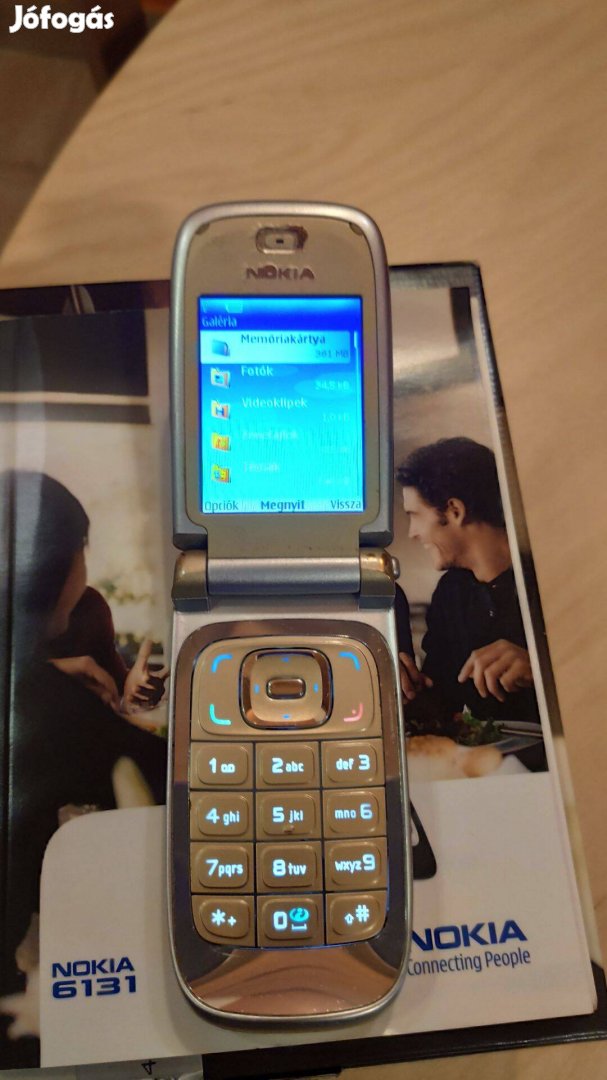 Retró Nokia 6131 mobiltelefon szép, működőképes állapotban