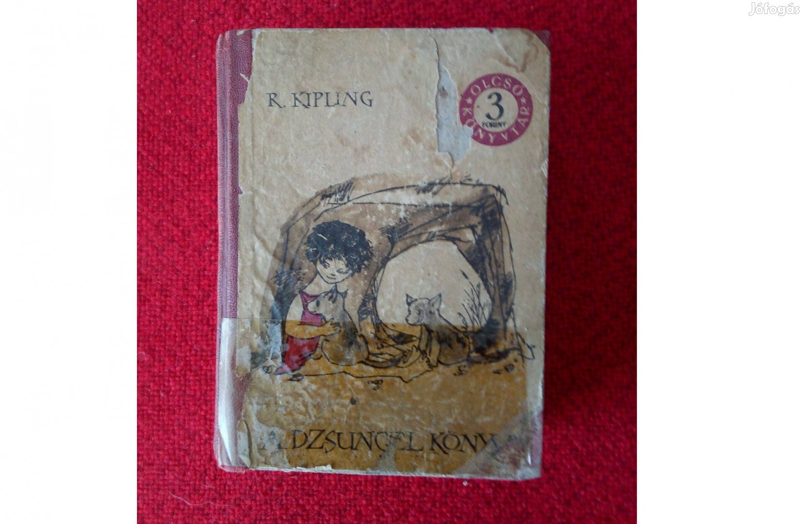 Retró Olcsó Könyvtár Rudyard Kipling. A dzsungel könyve I.II kötet1961