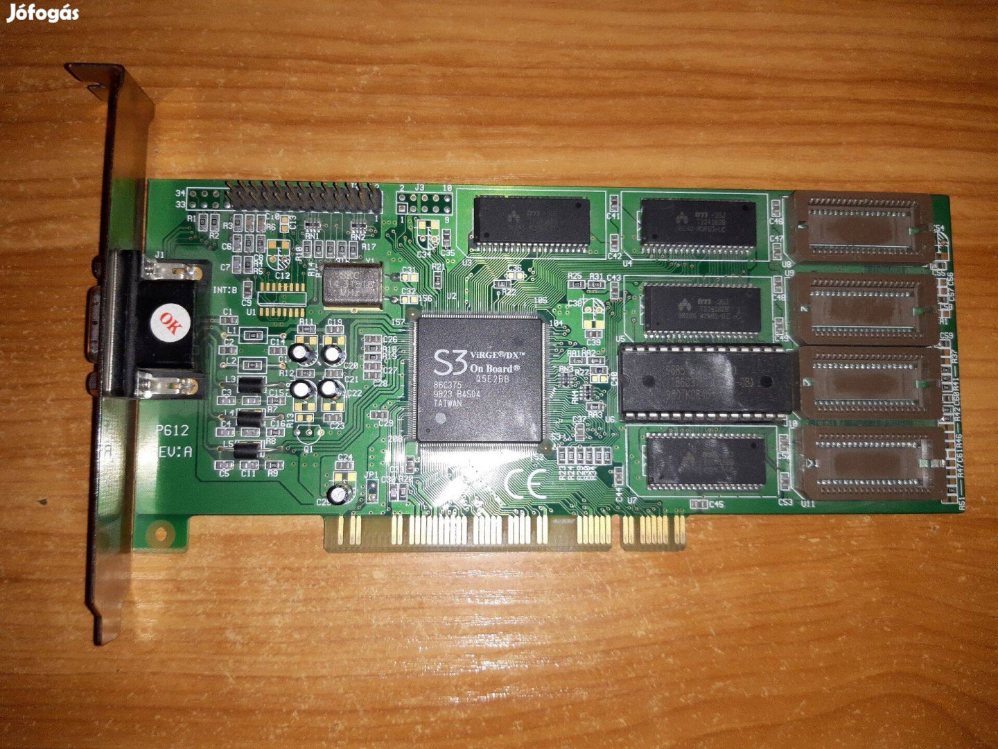 Retró PCI videokártya gpu vga S3 Virge DX videó kártya