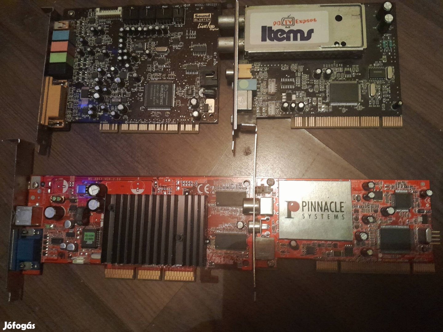 Retro PC Pentium 1 -és gépekhez hang és video kártyák 