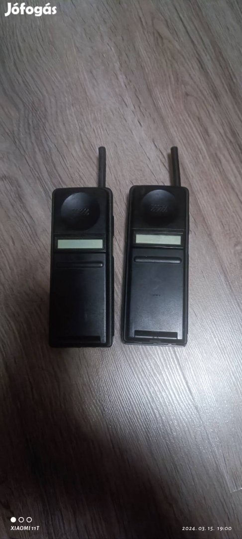 Retro Panasonic cordless telefon pár. Posta 