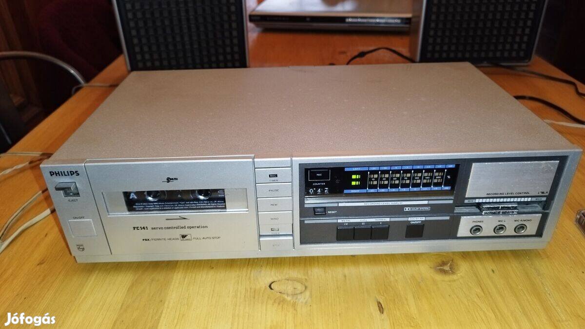 Retro Philips Hi-Fi magnó deck 