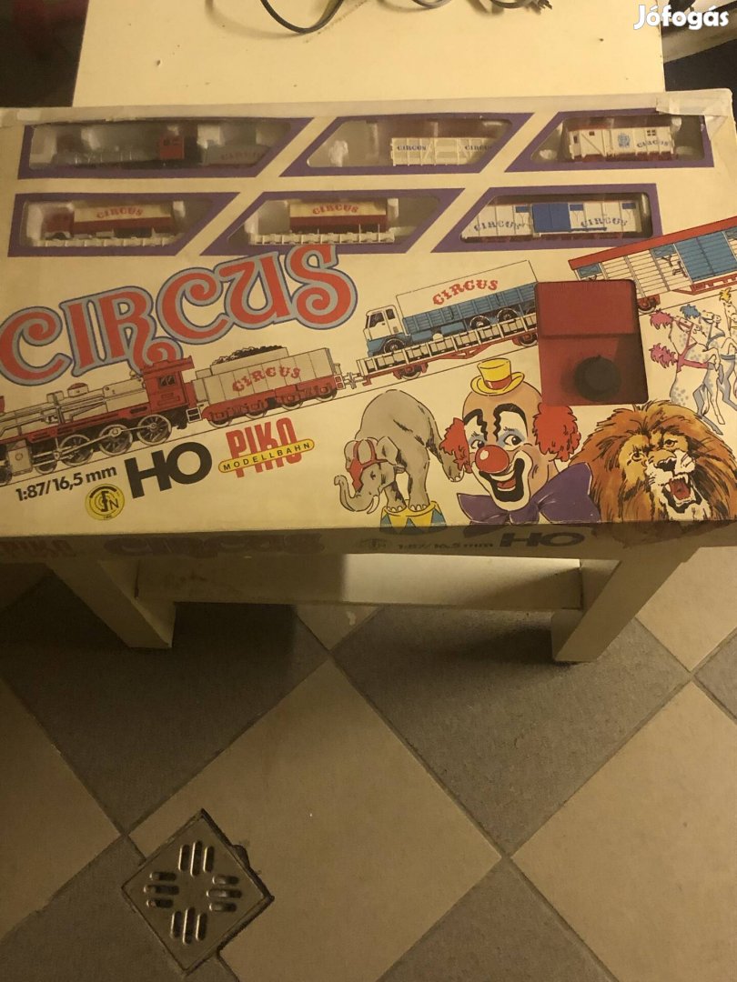 Retro Piko circus vasútmodell készlet