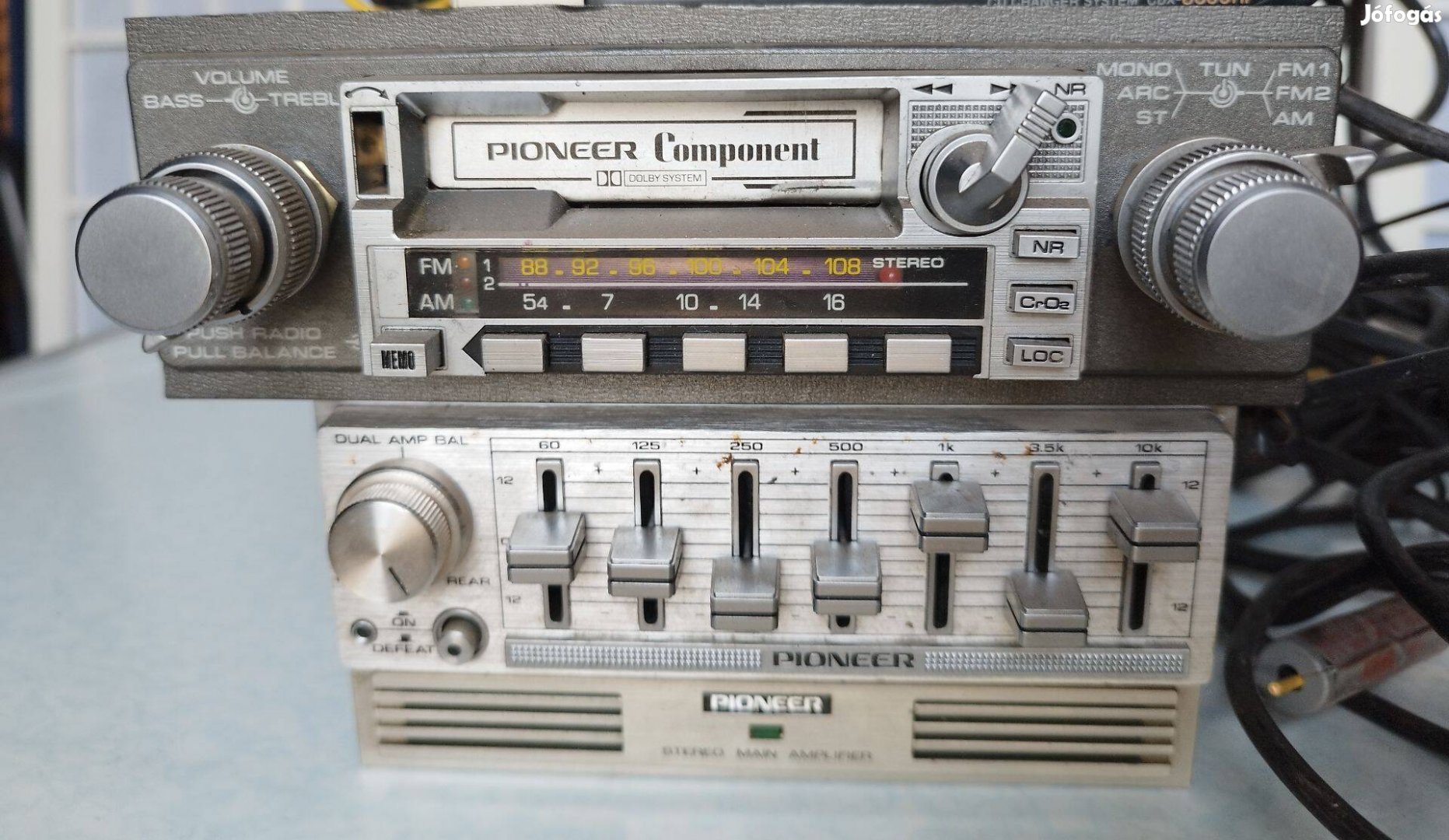 Retró Pioneer autó hi-fi 1982-85 2307