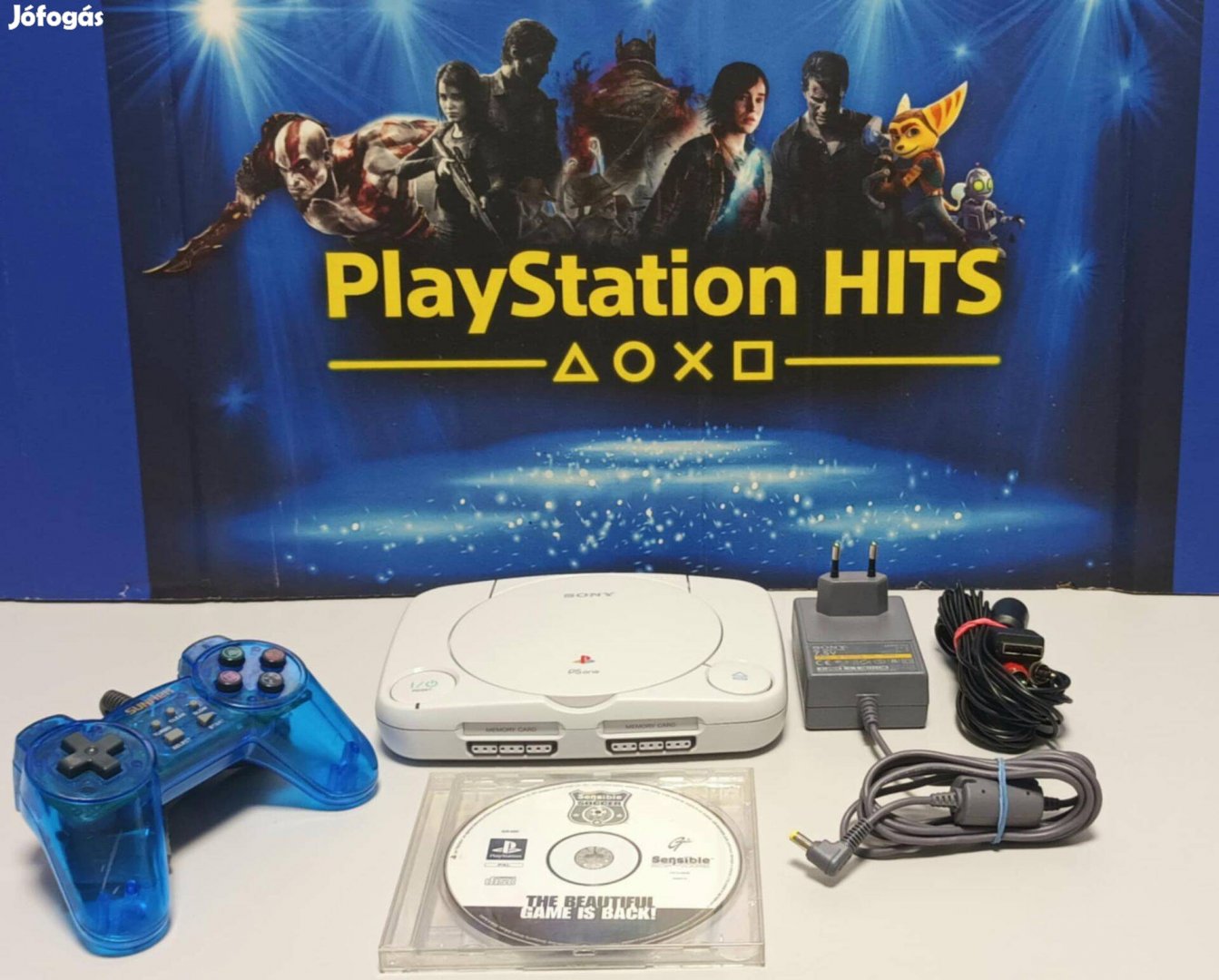 Retró Playstation One játékkonzol