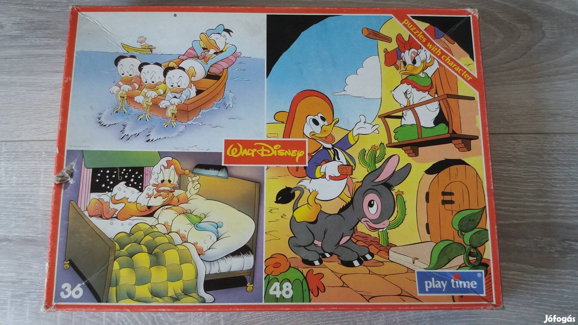 Retro Playtime Walt Disney Donald kacsa puzzle