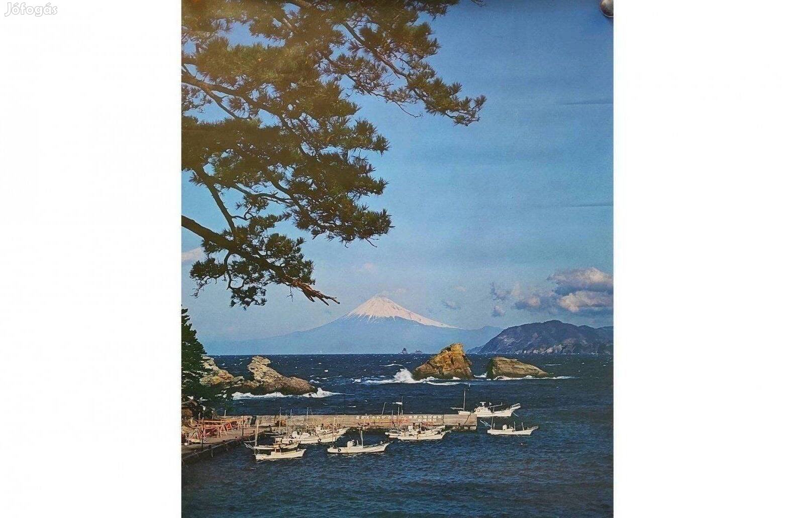 Retro Poszter 67 x 84 cm., Fudzsijáma Az Izu- Félsziget Felöl