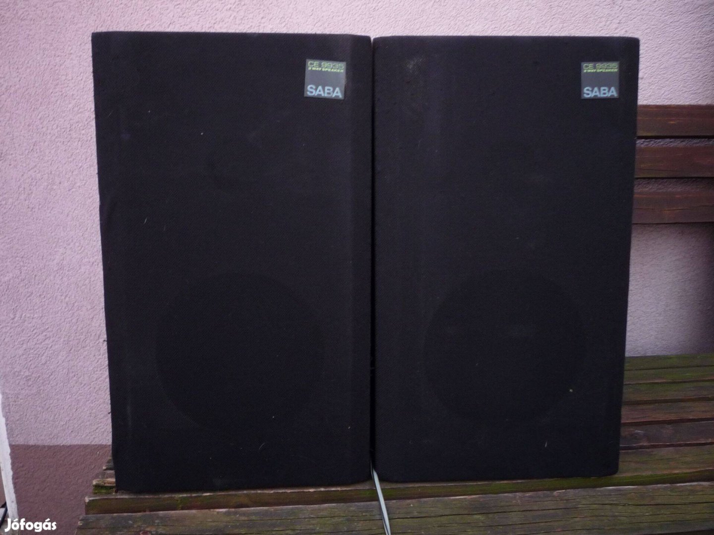 Retro Régi SABA Hangfal pár 2 utas 8óm 35/50Watt hi-fi