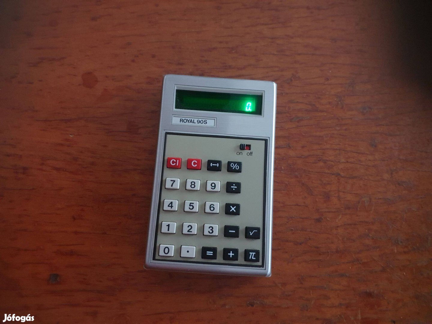 Retro Royal 90S ledes zsebszámológép