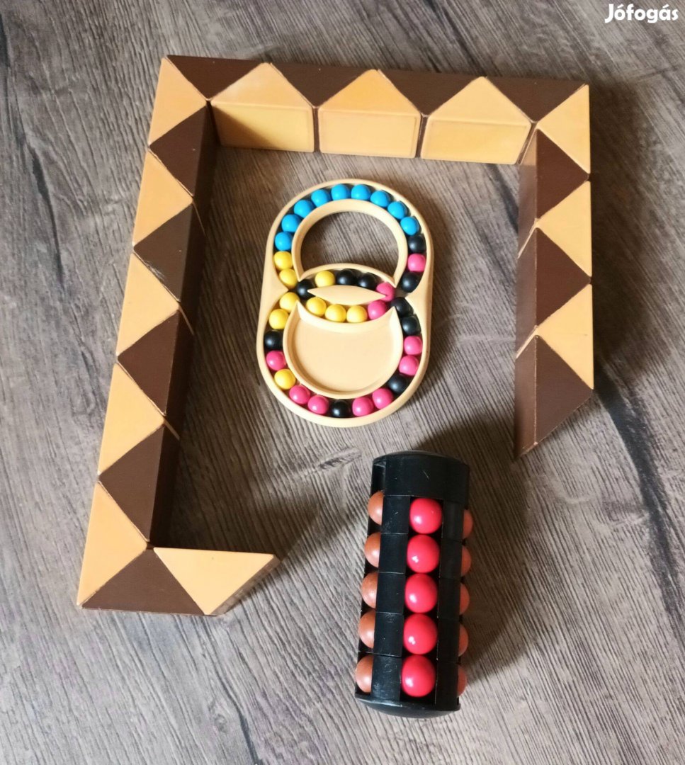 Retró Rubik logikai játékcsomag