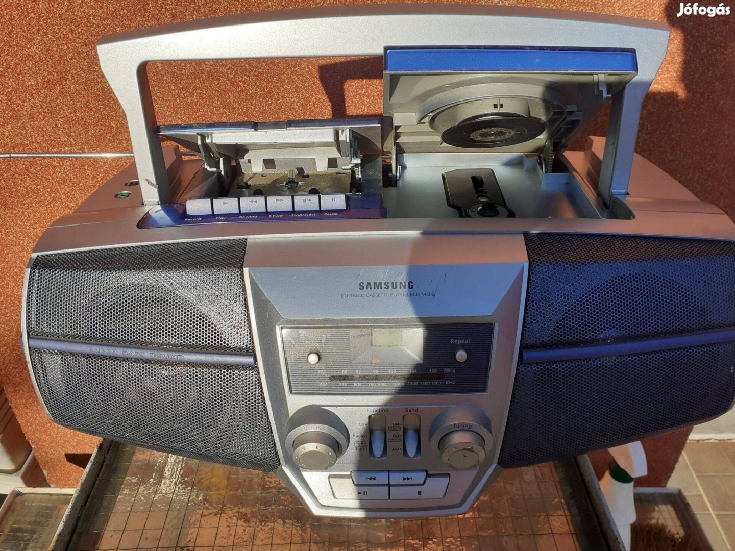 Retro Samsung kazettás rádió és Cd lejátszó