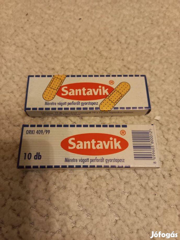 Retro Santavik sebtapasz 2 db