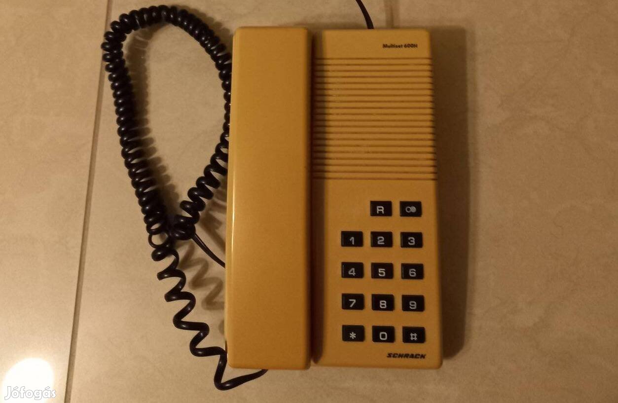 Retro Schrack vezetékes telefon