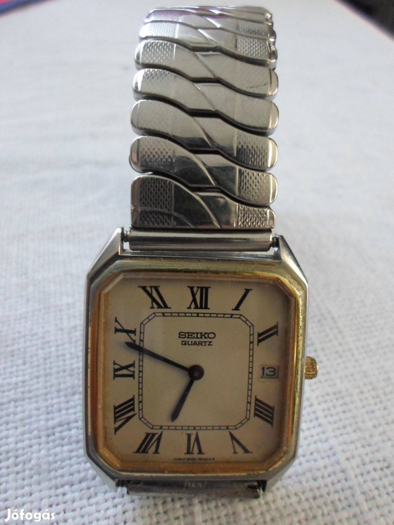 Retro Seiko 6429 5010 férfi karóra rugós szíjjal új elmmel