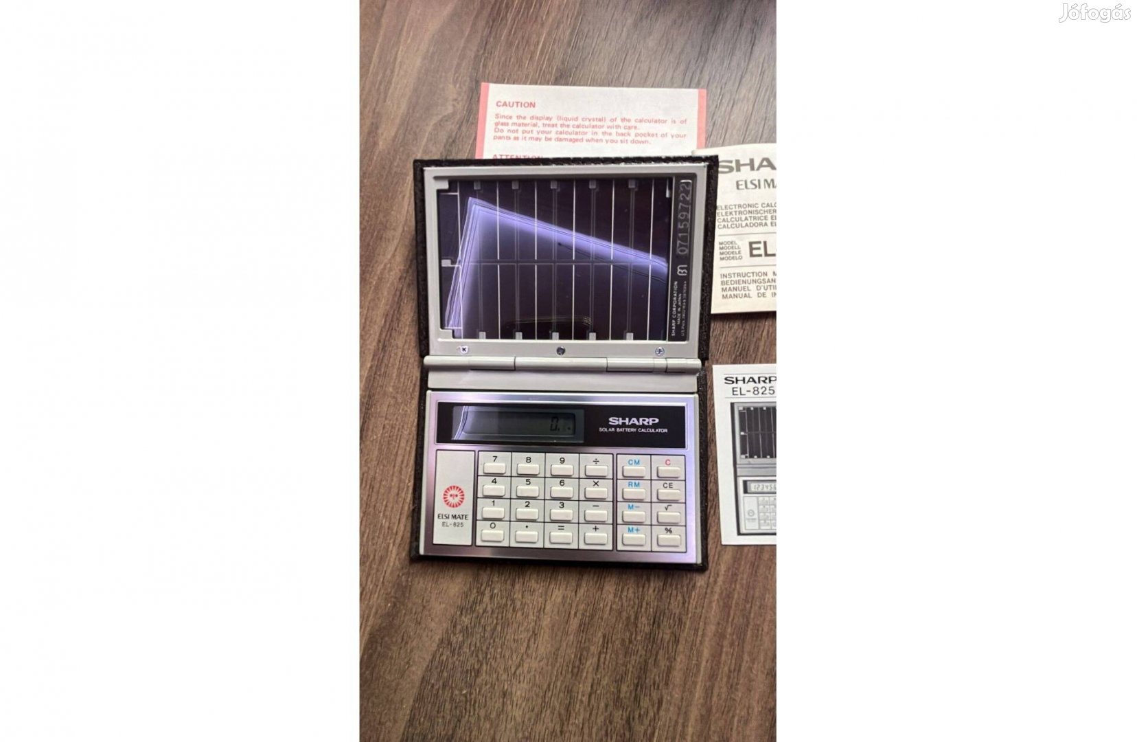 Retro Sharp Elsimate EL-825 számológép ( új, dobozos)