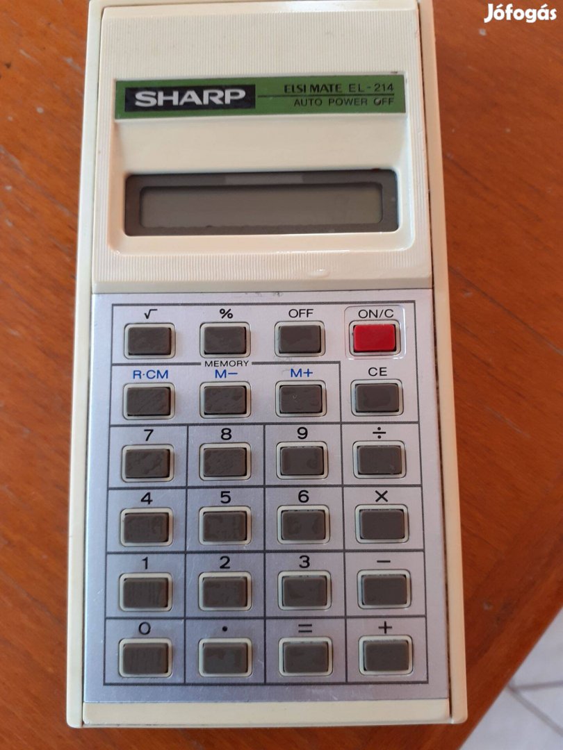 Retro Sharp számológép EL 214