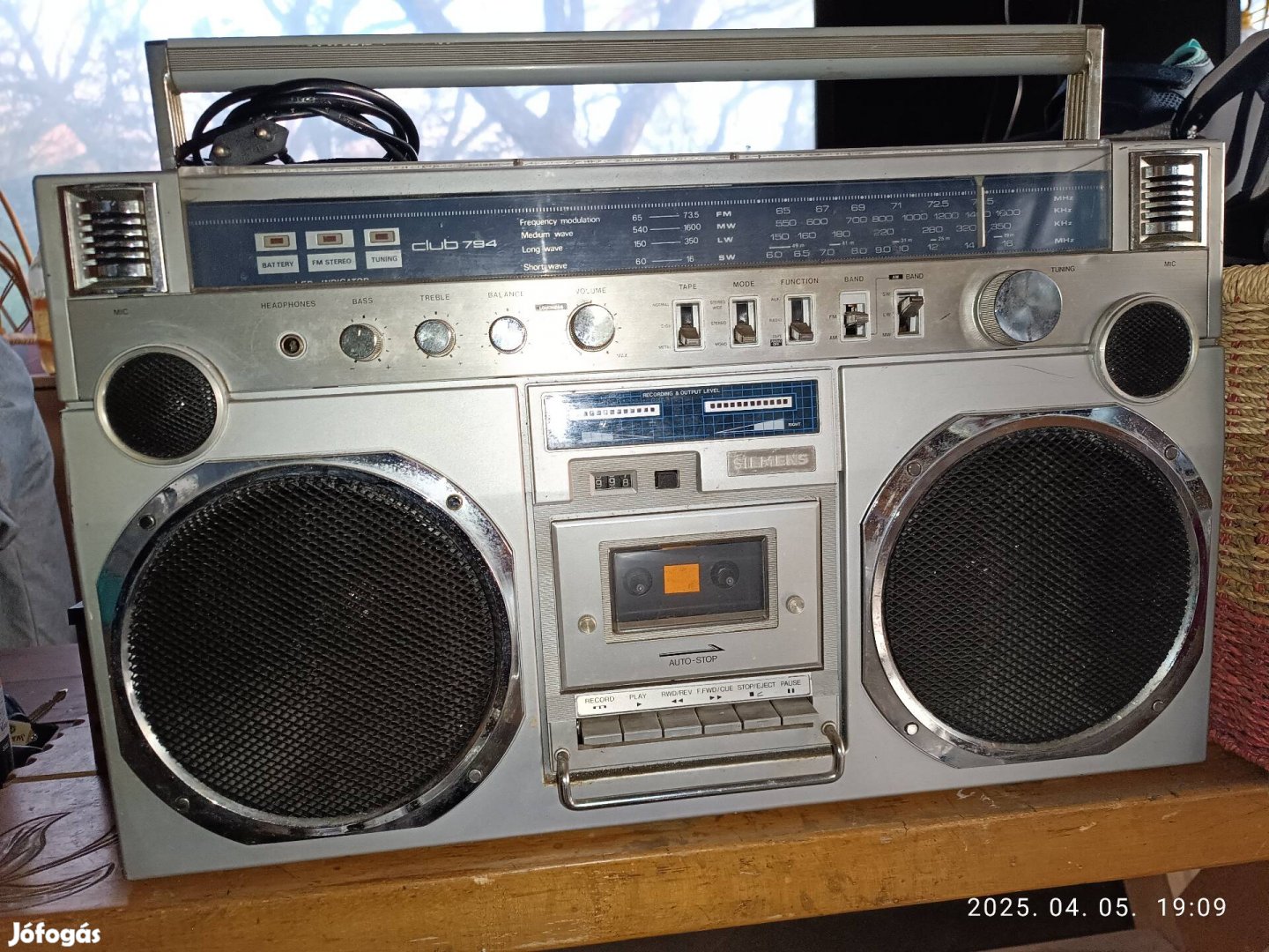 Retro Siemens rádió (tökéletesen működik!)