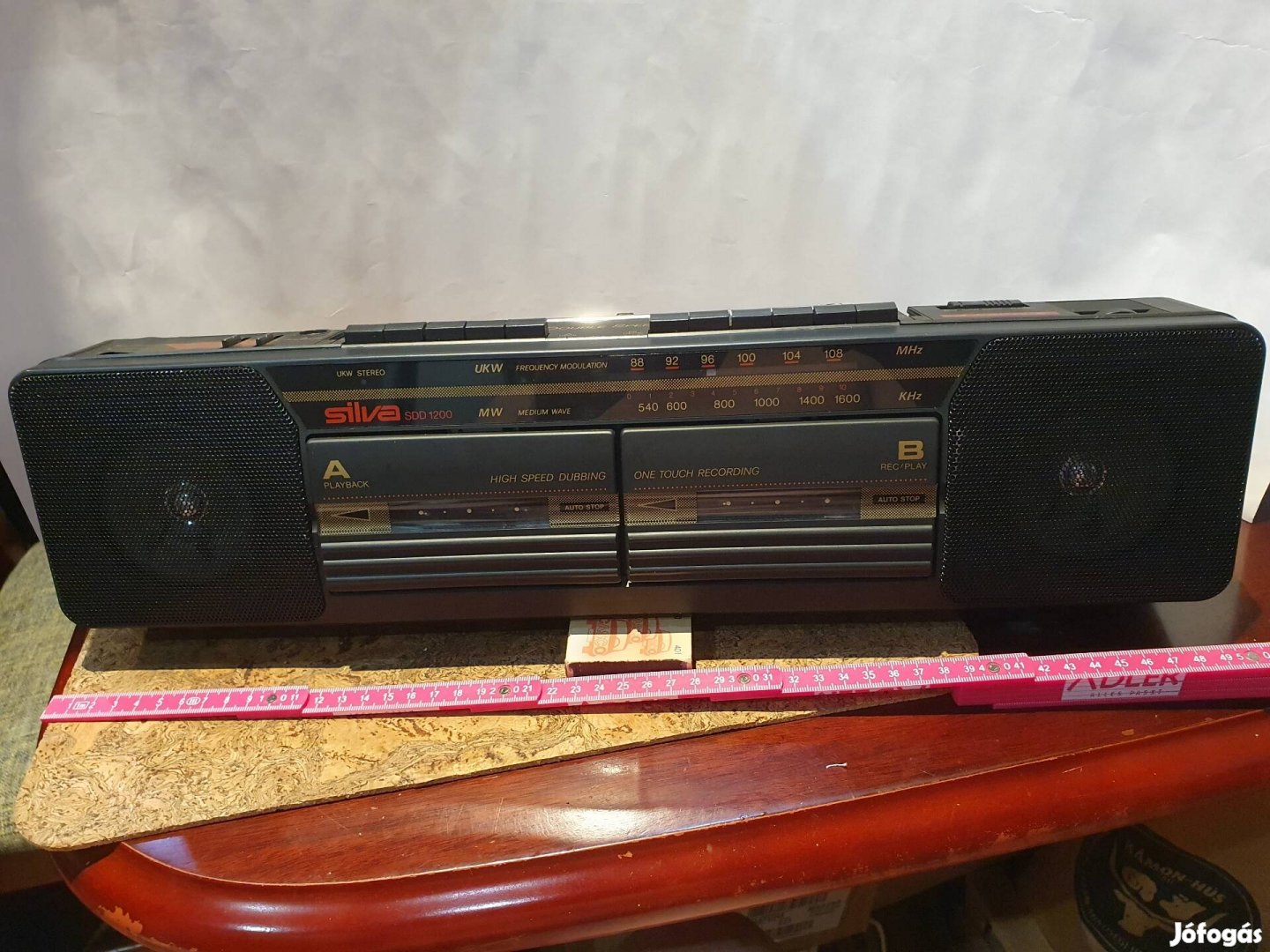 Retro Silva SDD 1200 rádiósmagnó kazetta boombox