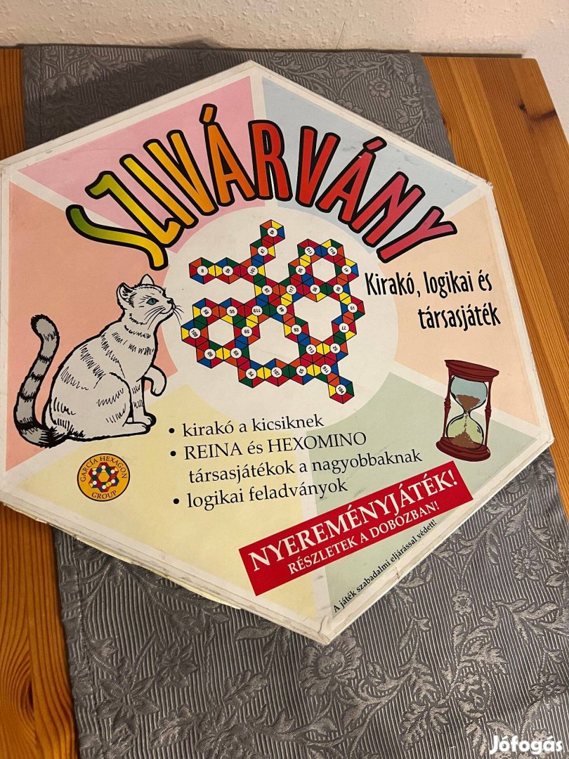 Retro Szivárvány kirakó, logikai és társasjáték