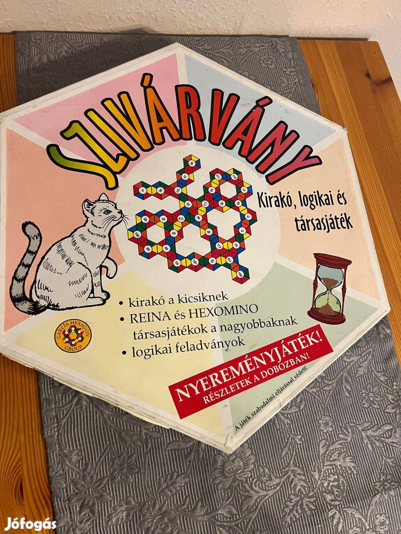 Retro Szivárvány kirakó, logikai és társasjáték