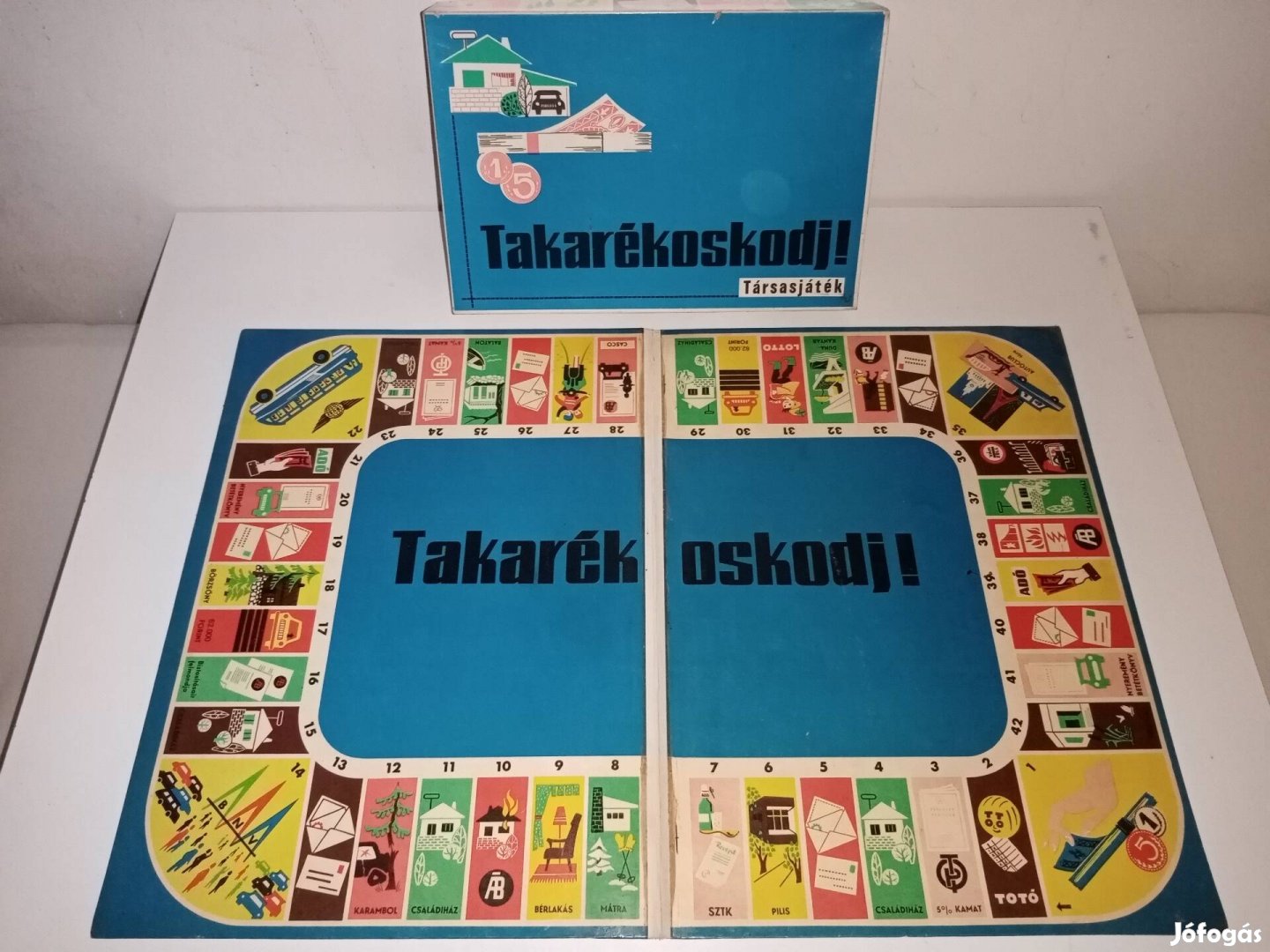 Retro Takarékoskodj! társasjáték