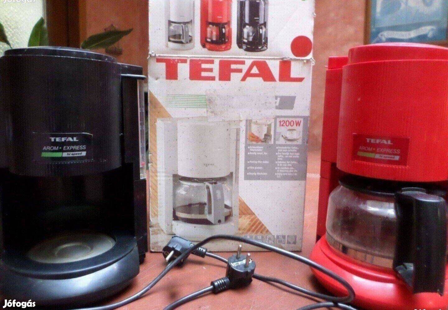 Retro Tefal kávéfőző 2 db kávégép