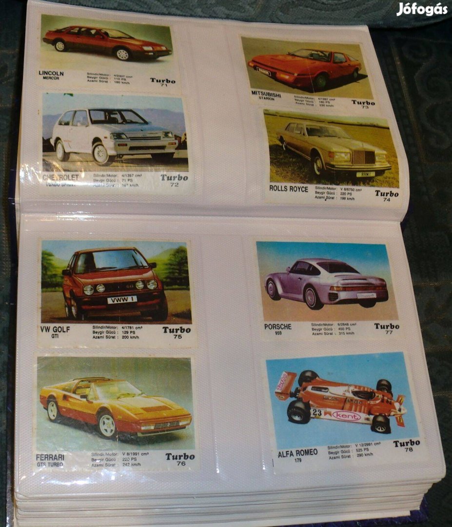 Retro Turbo rágó kép - Original 51-190 fotokönyvben