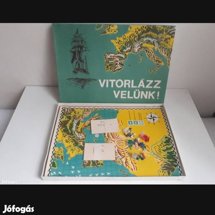 Retro Vitorlázz velünk! társasjáték