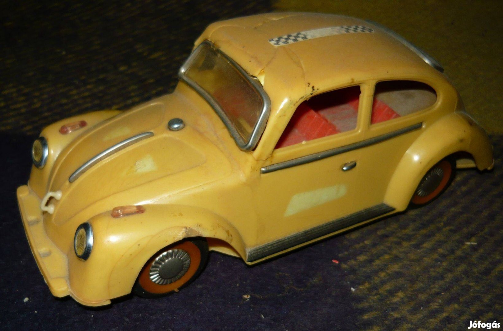 Retro Volkswagen játékmodell (204 x 80 mm)