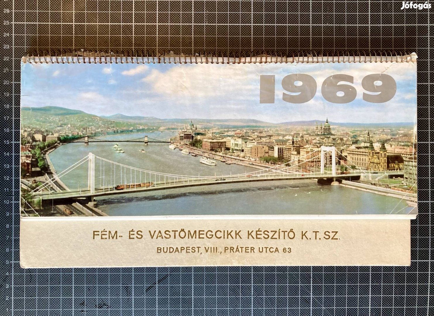 Retró! 1969. Fém- és Vastömegcikk készítő KTSz asztali naptár