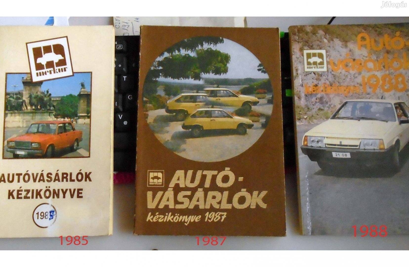 Retró, Autóvásárlók kézikönyve 85- 87 -88 Érden