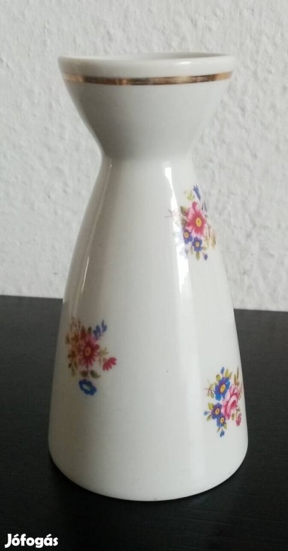 Retro. Drasche virágmintás porcelán vázá eladó