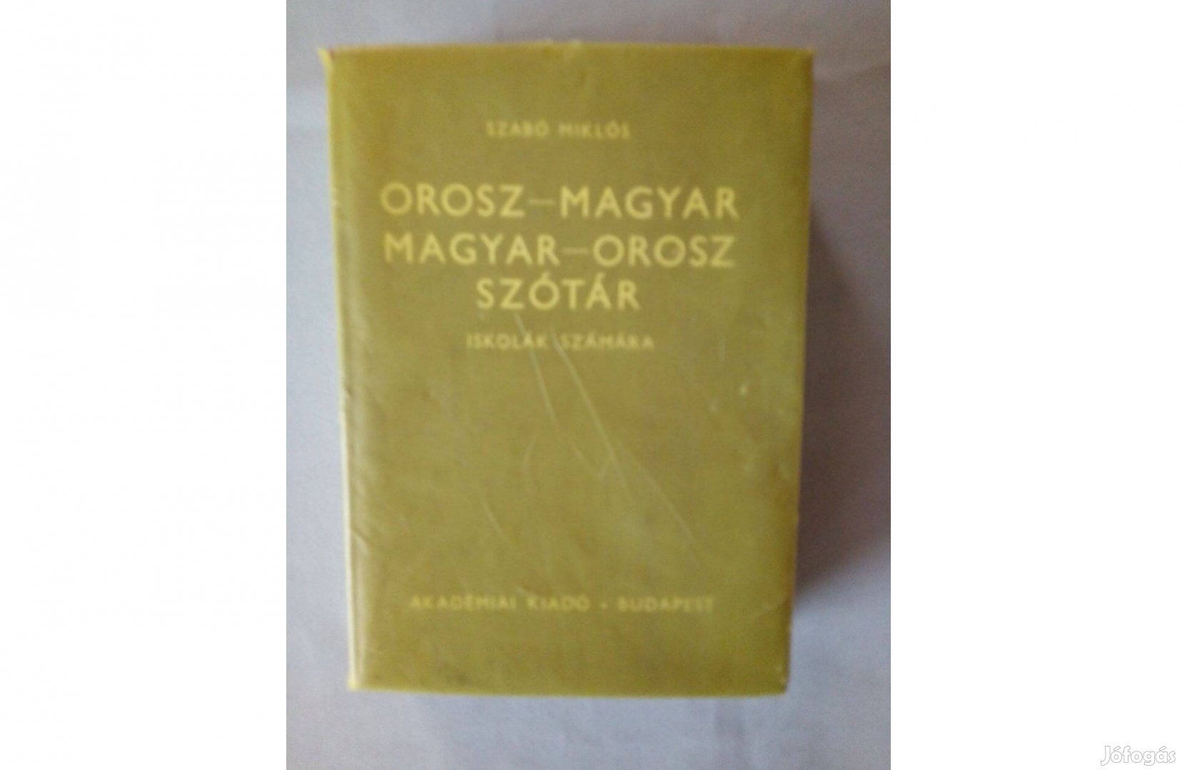 Retró. Szabó Miklós. Magyar-Orosz szótár, Orosz-Magyar szótár. 1984