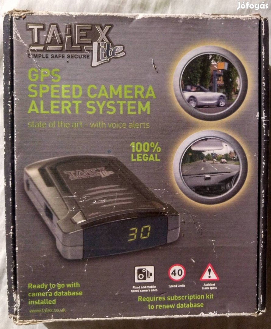 Retró! Talex lite gps speed camera alert system