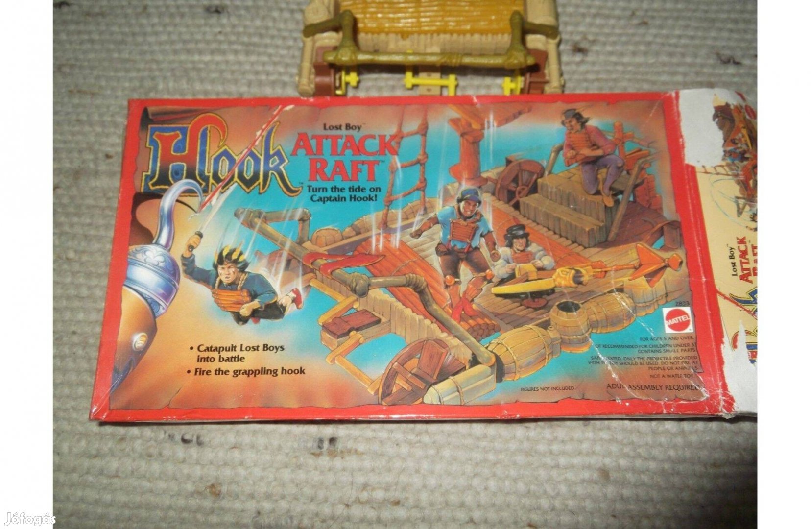 Retro - Hook tutaj - műanyag, dobozában - figurák nélkül-