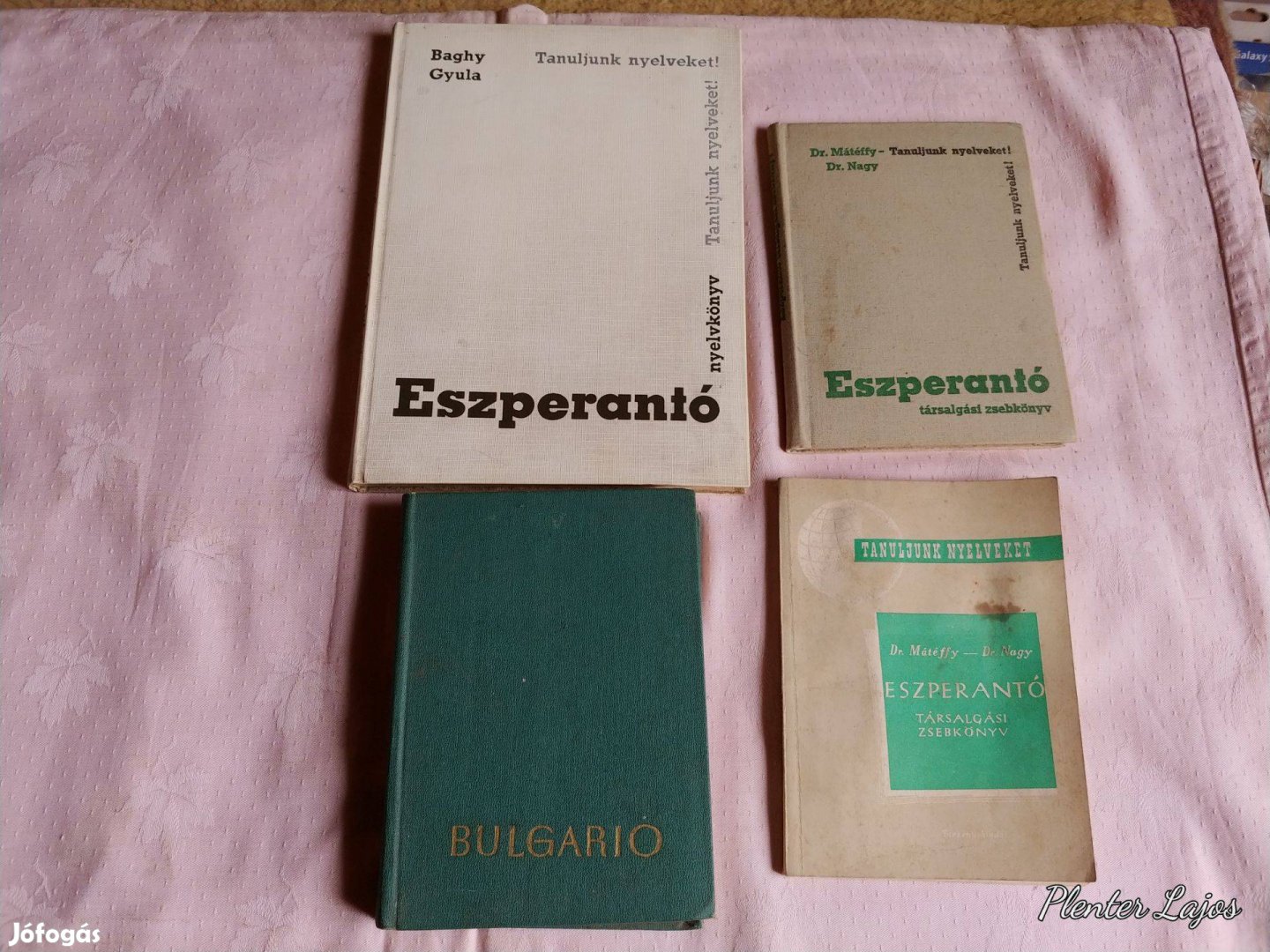 Retró, régi Eszperantó könyvek