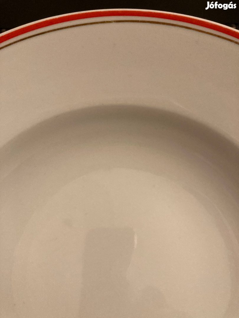 Retro, régi Zsolnay porcelán mélytányér hiánypótlásra!