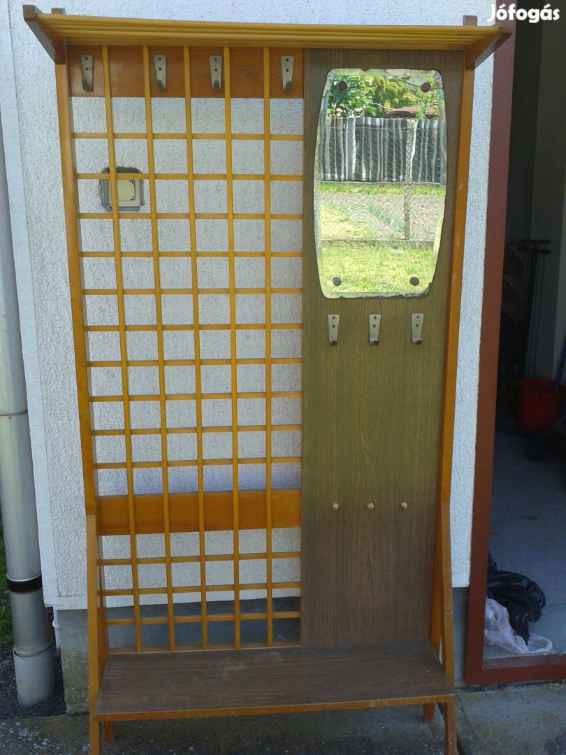 Retro, régi előszobaszekrény, előszoba szekrény eladó